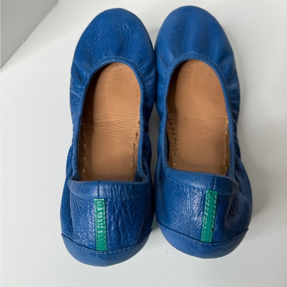 Tieks Gavrieli Size 7 Leather Ballet Flats Slip On Shoes Royal Cobalt Blue EUC - Picture 5 of 10